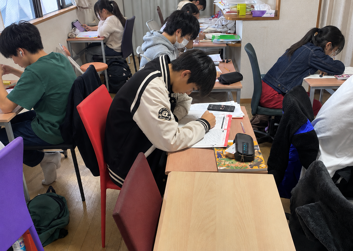 授業中の教室の様子